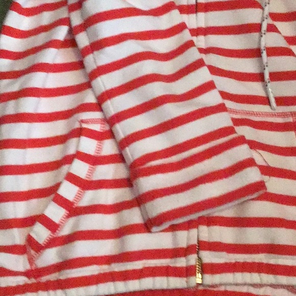 Tommy Hilfiger White & Pink Striped Hoodie - Picture 2 of 5
